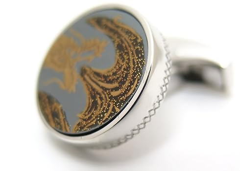 Amazon | タテオシアン(TATEOSSIAN) 蒔絵シルバーカフス（火